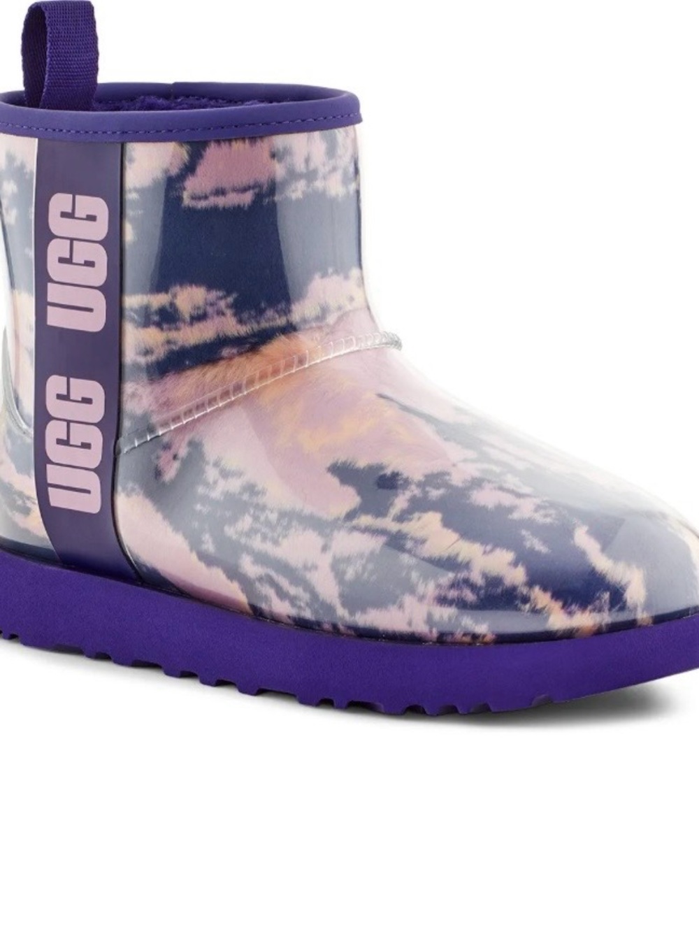 UGG CLASSIC CLEAR MINI MARBLE WATERPROOF BOOTS SIZE SIZE 10 - Picture 4 of 12